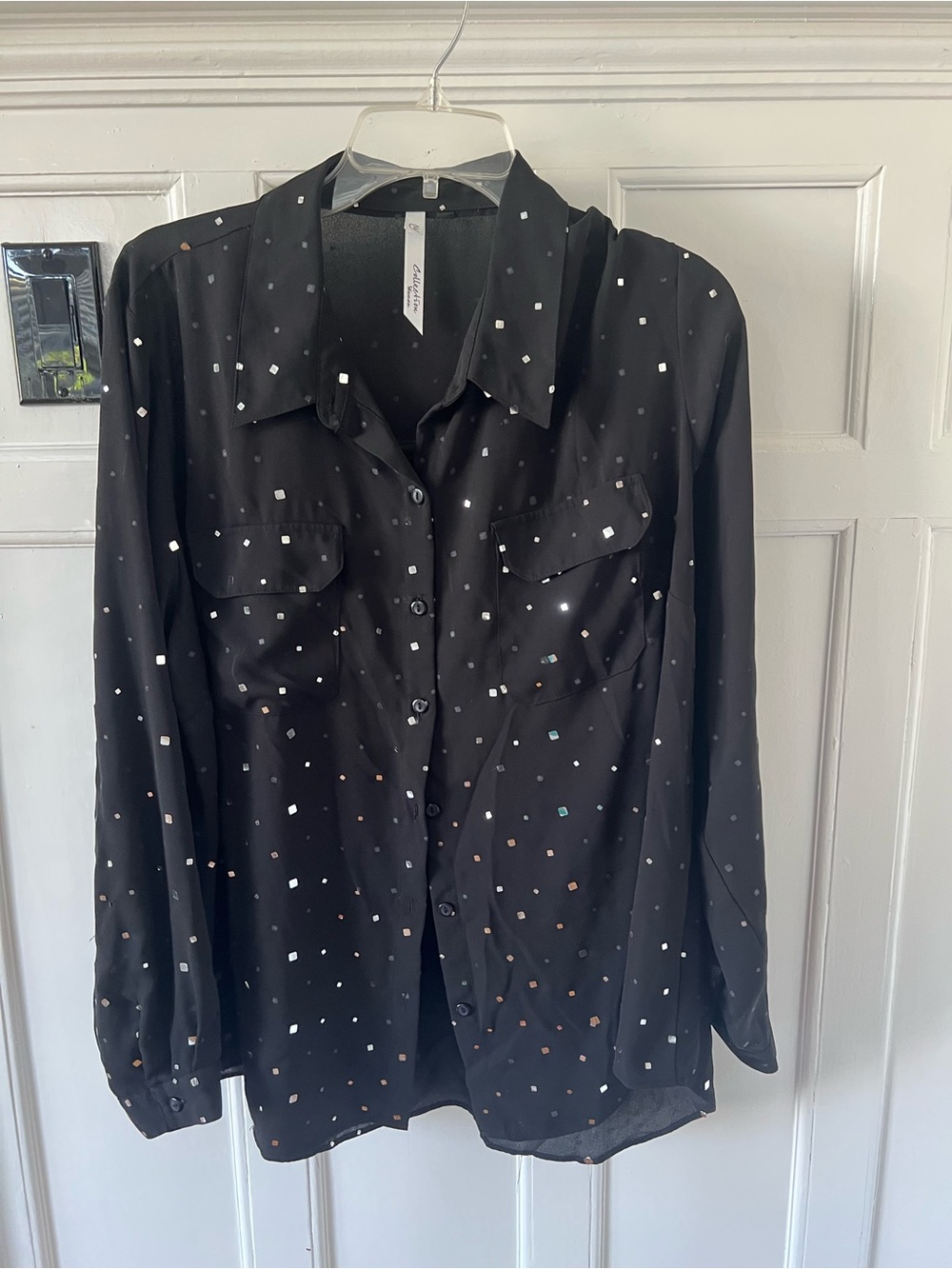 NY Collection Black Garment with White Brand Tag